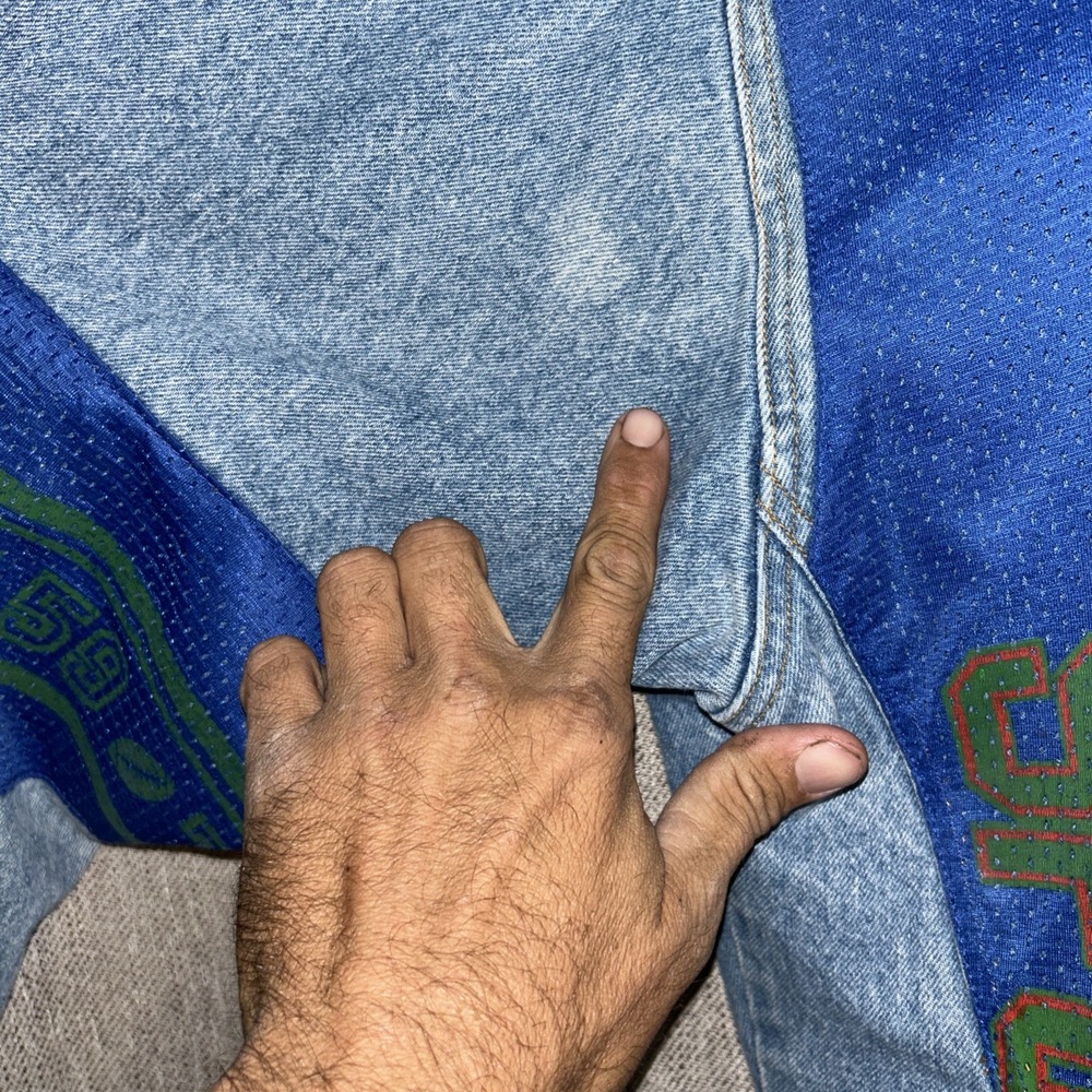 Vintage No Exit Sport Denim Jacket Large - Picture 6 of 9